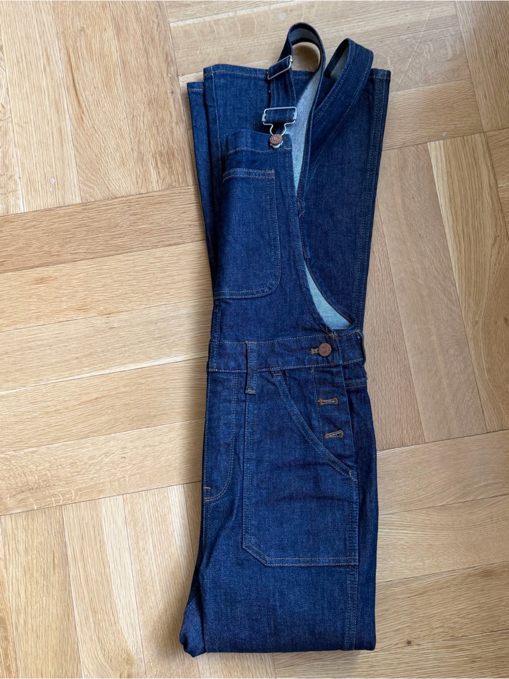Madewell Dark Wash Flare Denim Overalls - Size XS